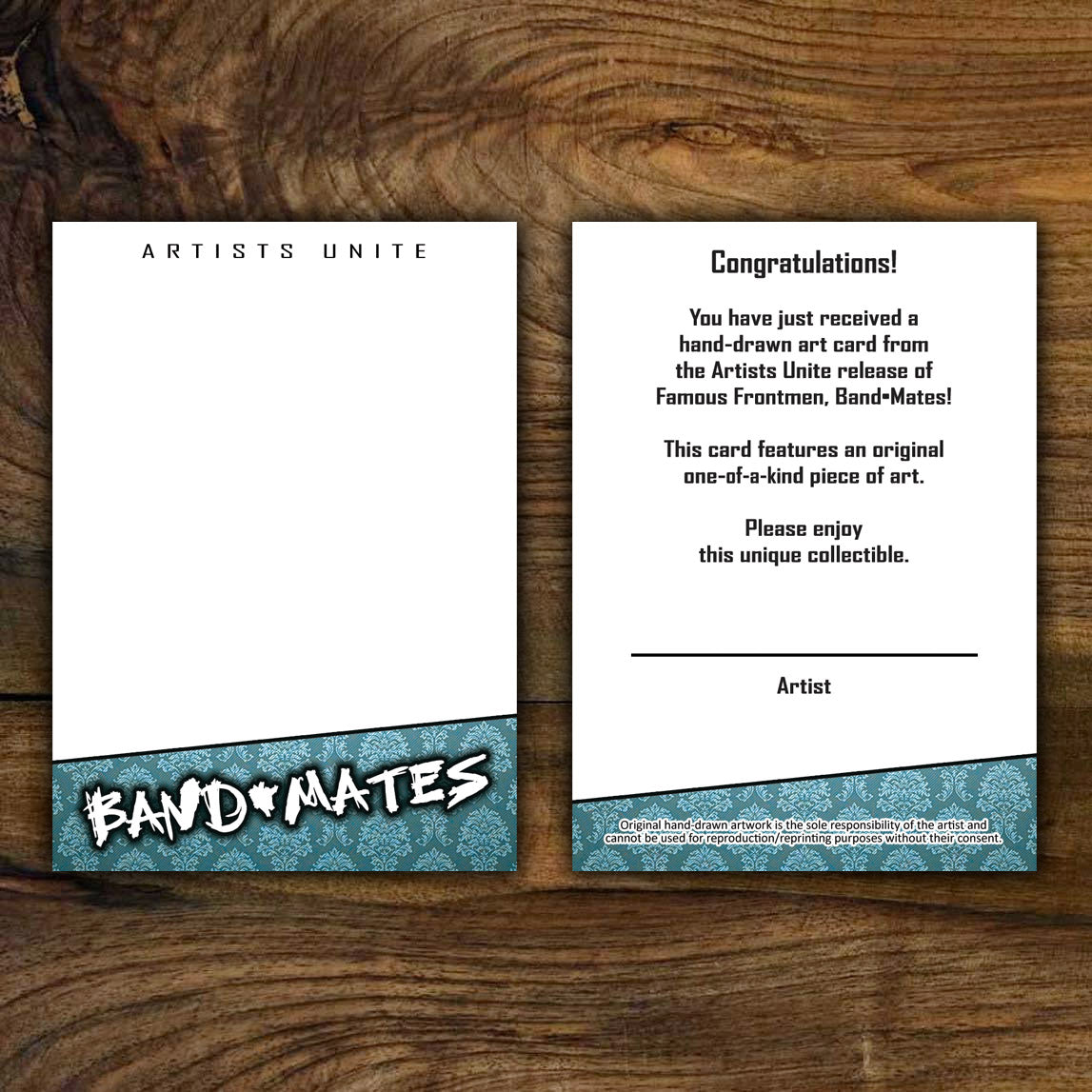 Bandmates - Sketch Card Art Blank (10 Pack)