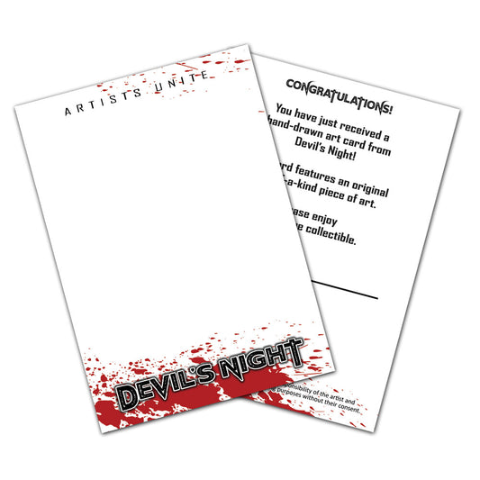 Devils Night - Sketch Card Art Blank (10 Pack)