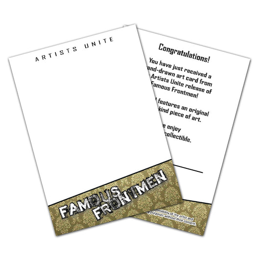 Famous Frontmen - Sketch Card Art Blank (10 Pack)