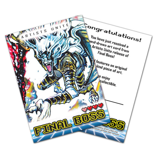 Final Boss / Video Games - Sketch Card Art Blank (10 Pack)