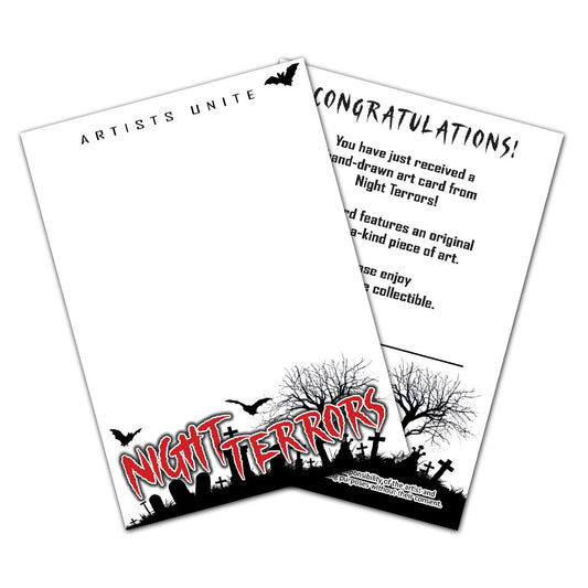 Night Terrors - Sketch Card Art Blank (10 Pack)
