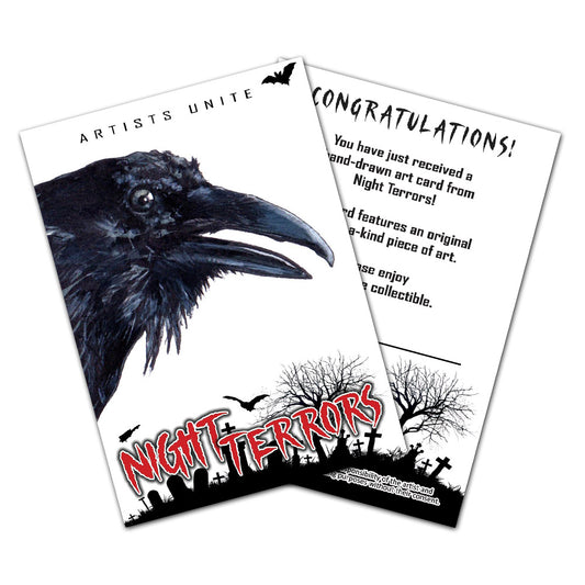 Night Terrors - Sketch Card Art Blank (10 Pack)