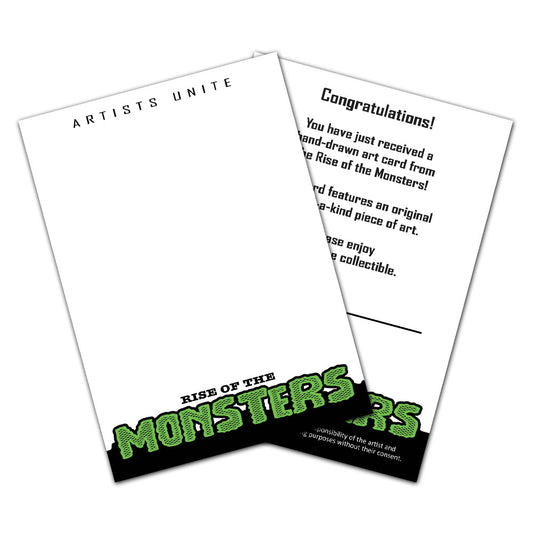 Rise Of The Monsters - Sketch Card Art Blank (10 Pack)