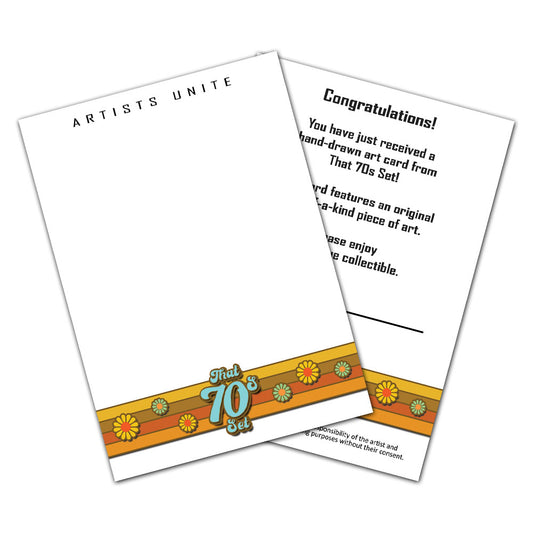 That 70's Set - Sketch Card Art Blank (10 Pack)