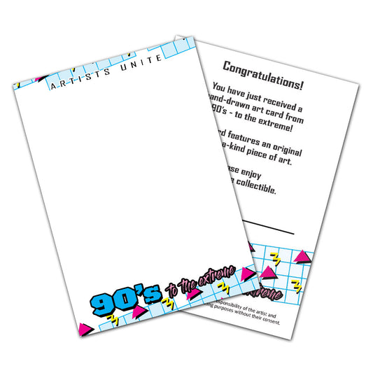 90's To The Extreme - Sketch Card Art Blank (10 Pack)