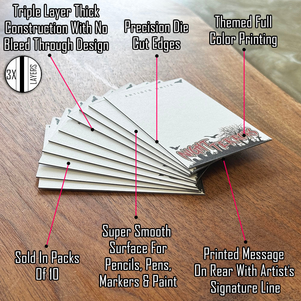 Blank Canvas - Sketch Card Art Blank (10 Pack)