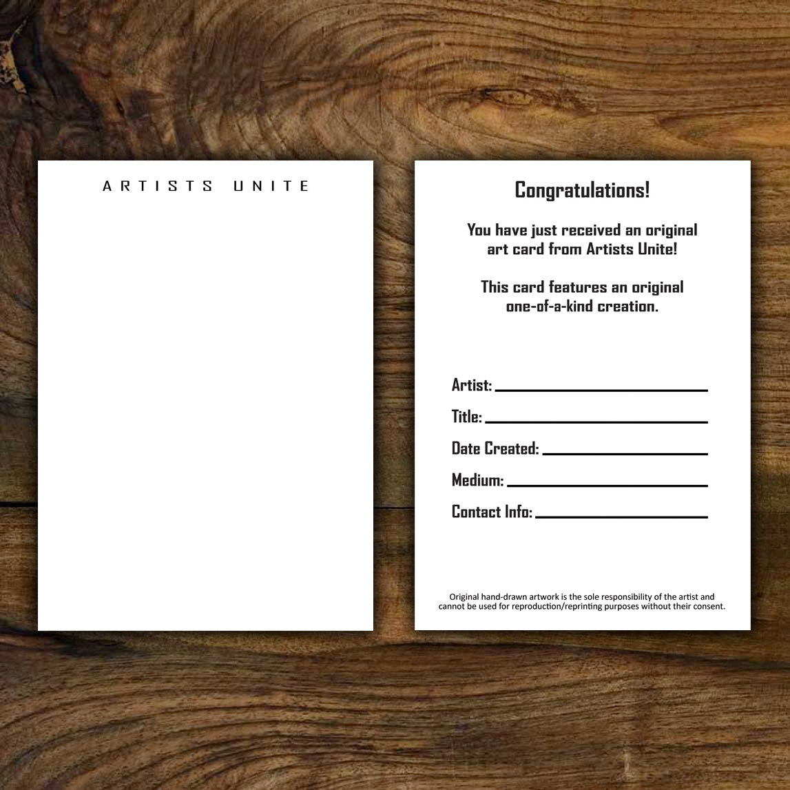 Blank Canvas - Sketch Card Art Blank (10 Pack)