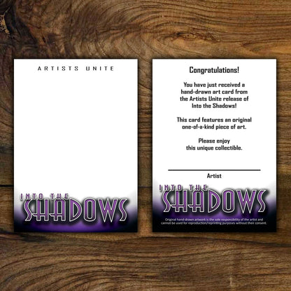 Into The Shadows - Sketch Card Art Blank (10 Pack)