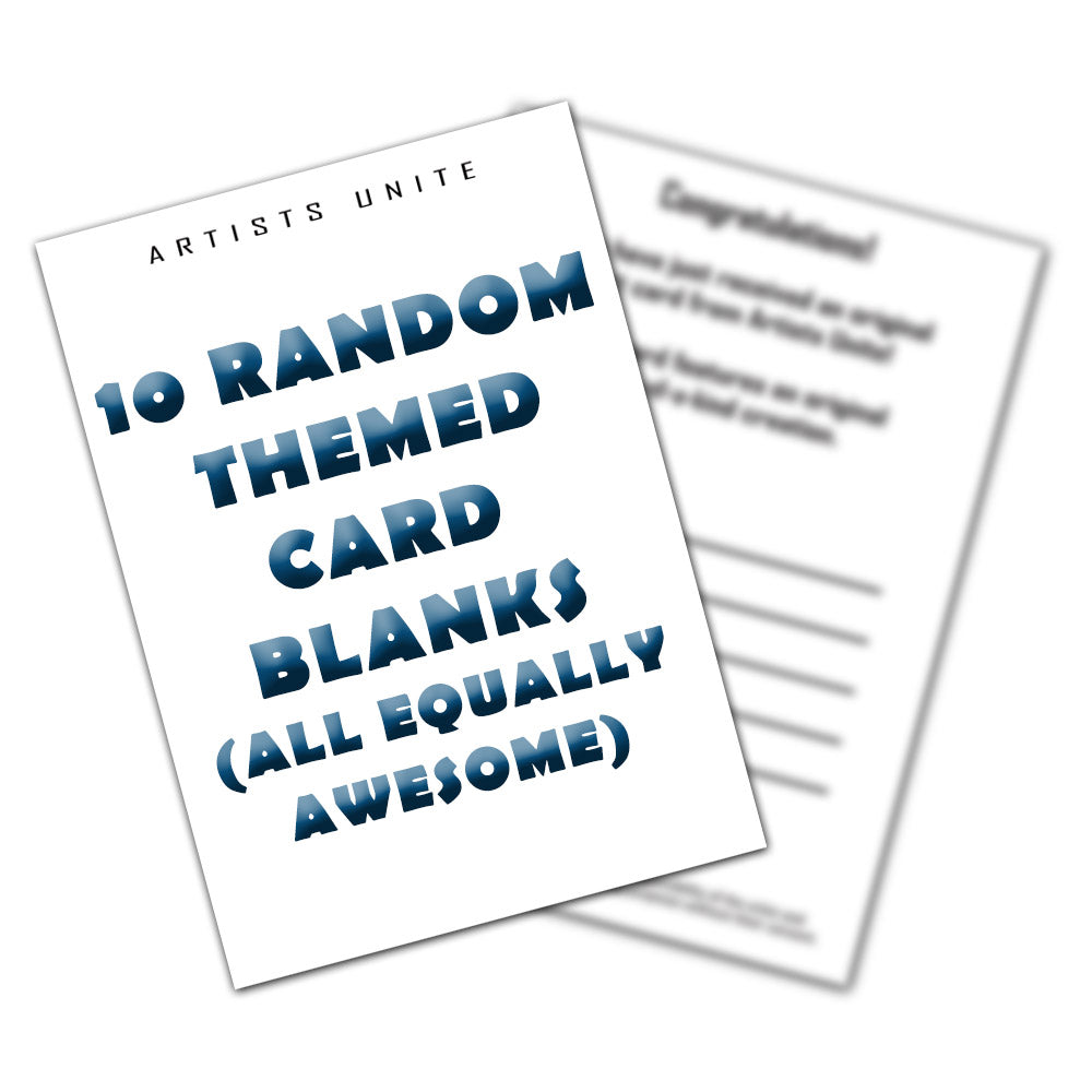 Mystery Mixed Pack - Sketch Card Art Blank (10 Pack)
