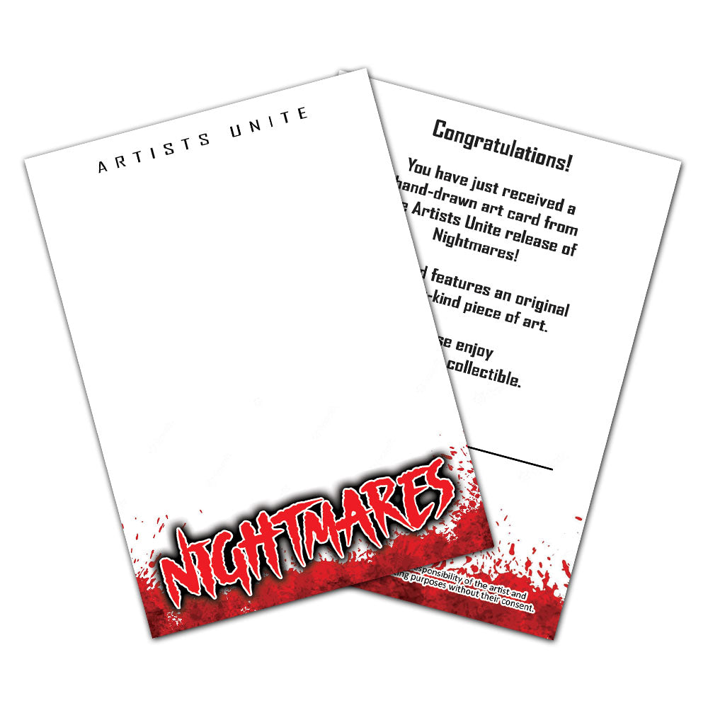 Nightmares - Sketch Card Art Blank (10 Pack)