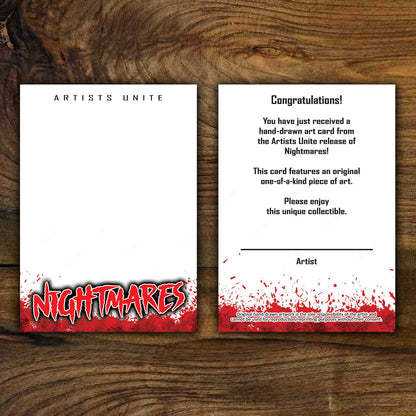 Nightmares - Sketch Card Art Blank (10 Pack)